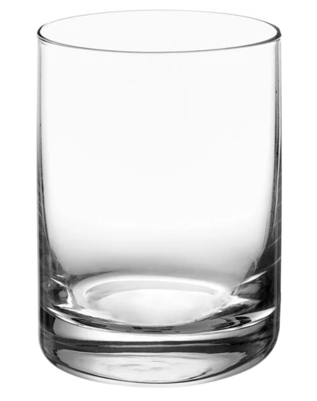 Etched Whiskey Glass